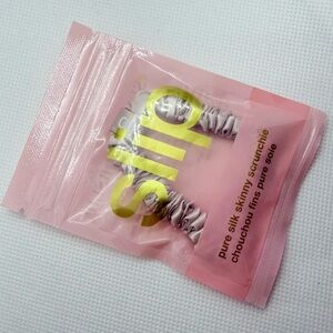 Slip Pure Silk Skinny Scrunchie - Pink